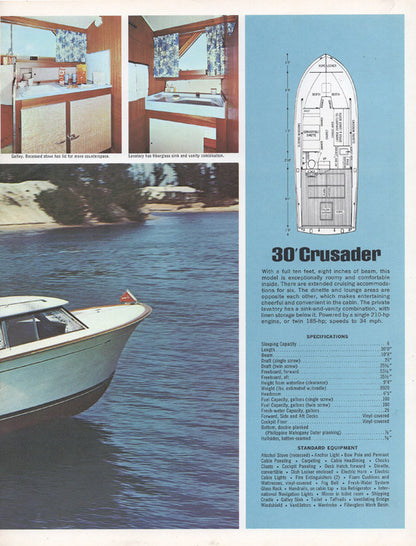 Chris Craft 1966 Crusader Brochure