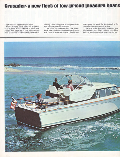 Chris Craft 1966 Crusader Brochure