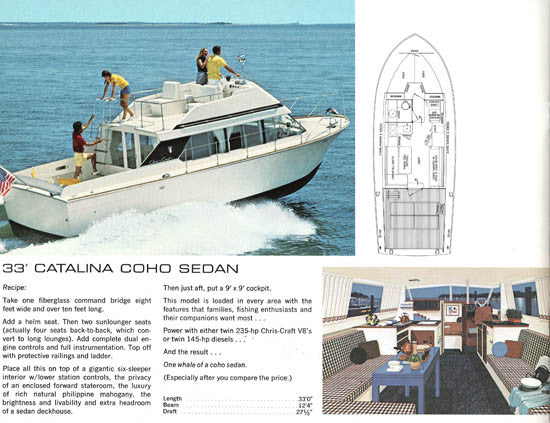 Chris Craft 1972 Catalina Brochure
