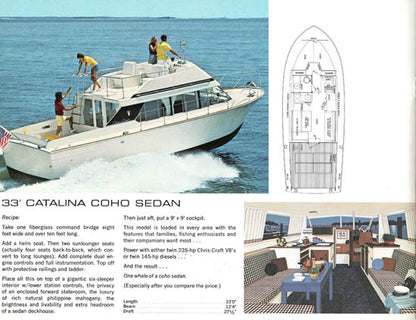 Chris Craft 1972 Catalina Brochure