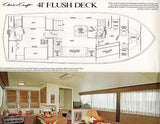 Chris Craft Flush Deck 41 Brochure