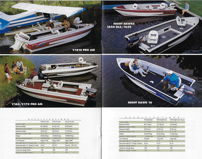 Crestliner 1994 Mini Brochure