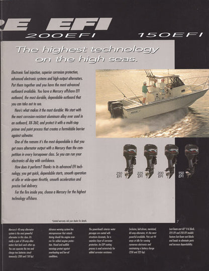 Mercury 1996 Outboard Brochure