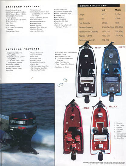 Hydra Sports 1997 Freshwater Brochure