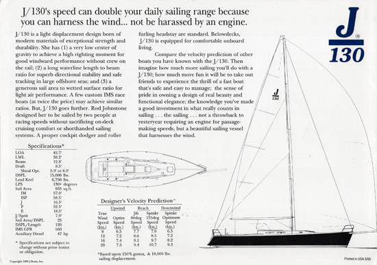 J/130 [43'] Brochure