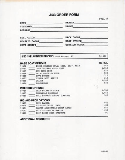 J/33 Brochure