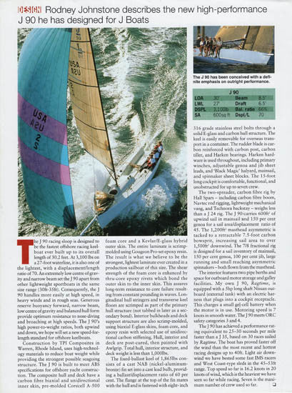 J/90 [30'] Sailing World Magazine Reprint Brochure