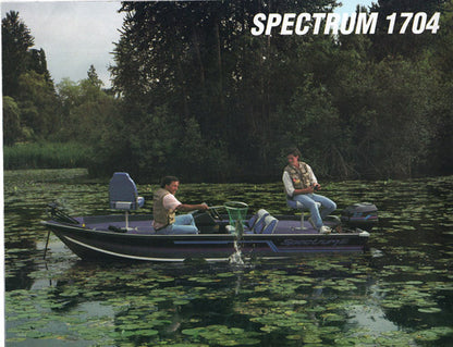 Blue Fin 1989 Spectrum Brochure