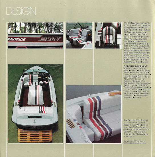 Correct Craft Ski Nautique 2001 Brochure