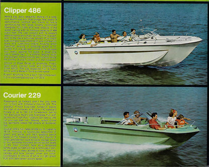 Chrysler 1968 Boats Brochure / Poster