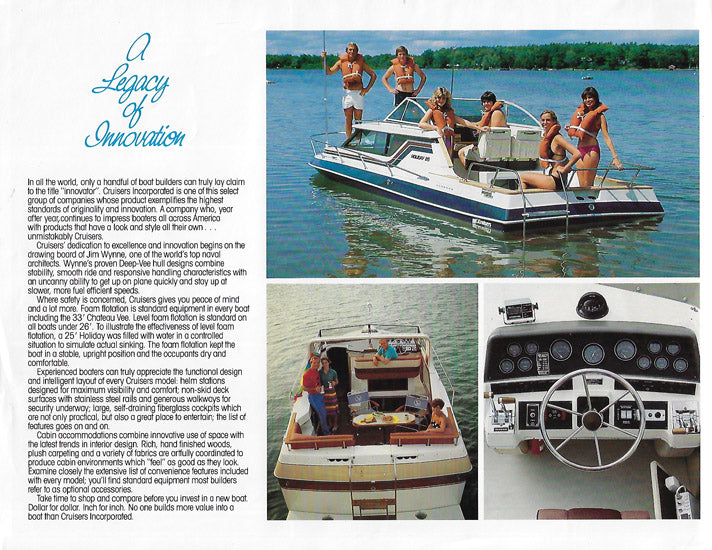 Cruisers 1985 Full Line Brochure