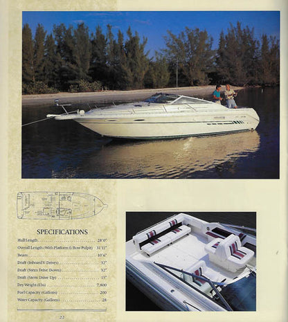 Sea Ray 1991 Sport Cruisers Brochure