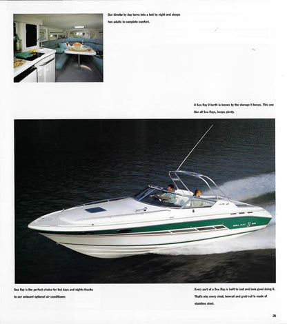 Sea Ray 1992 Sport Cruisers Brochure