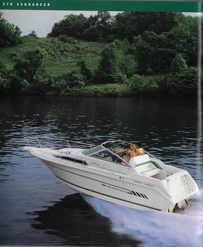 Sea Ray 1993 Sport Cruisers Brochure