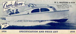 Cruis Along 1950 Price Brochure