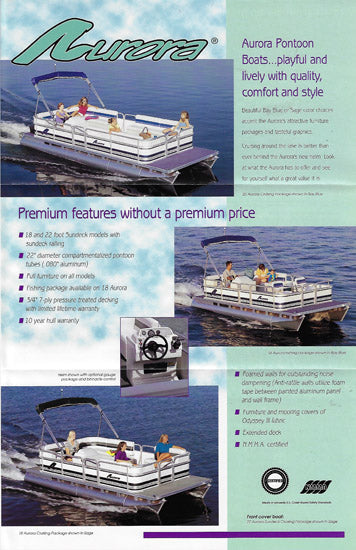Aurora 1999 Pontoon Brochure