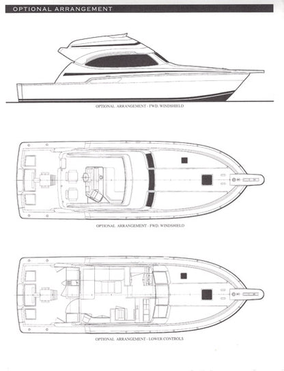 Bertram 390 Convertible Specification Brochure