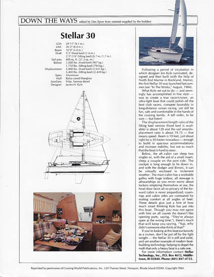 Stellar 30 Brochure