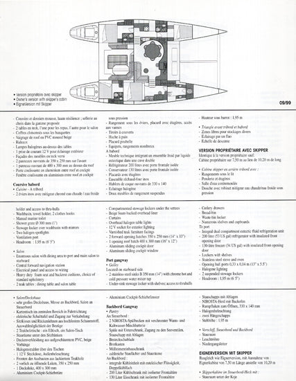 Lagoon 570 Specification Brochure