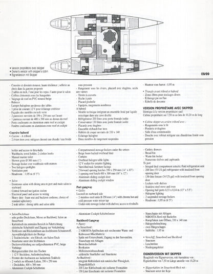 Lagoon 570 Specification Brochure