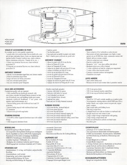 Lagoon 570 Specification Brochure