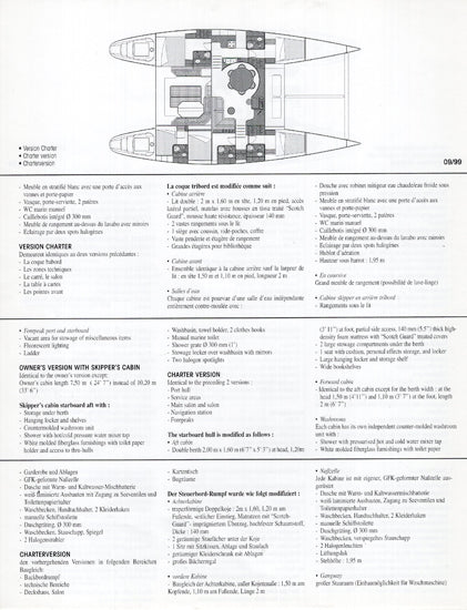 Lagoon 570 Specification Brochure