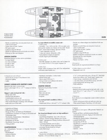 Lagoon 570 Specification Brochure