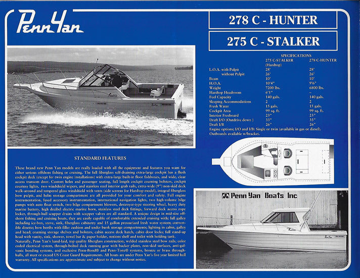 Penn Yan 1994 Brochure