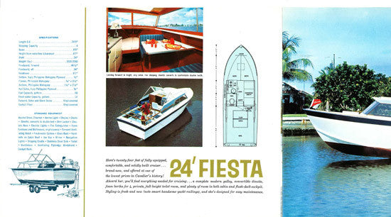 Chris Craft 1963 Cavalier Brochure