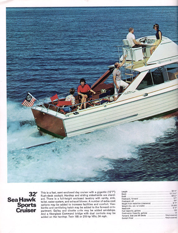 Chris Craft 1967 Sea Skiff Brochure