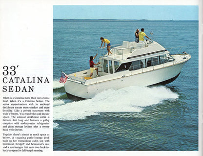 Chris Craft 1971 Catalina Brochure