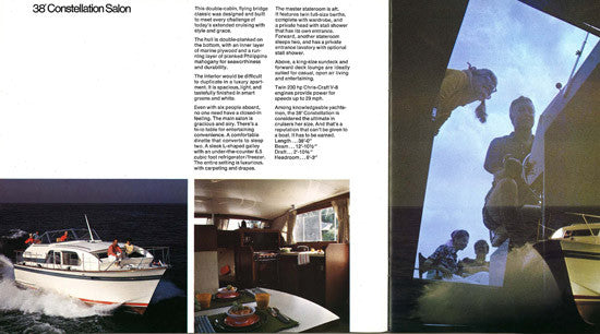 Chris Craft 1970 Custom Wood Cruisers Brochure