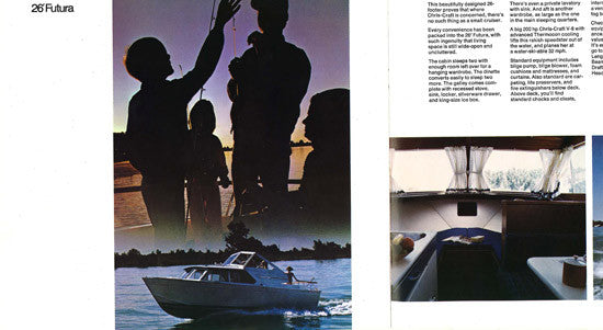 Chris Craft 1970 Custom Wood Cruisers Brochure