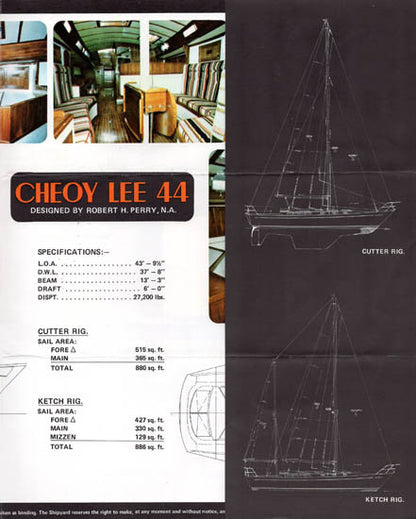 Cheoy Lee 44 Brochure Digital Package