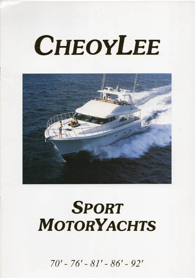 Cheoy Lee Sport Motor Yachts Brochure