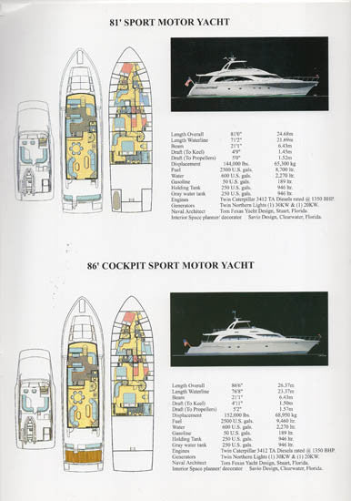 Cheoy Lee Sport Motor Yachts Brochure
