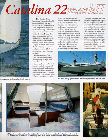 Catalina 22 Mark II Brochure