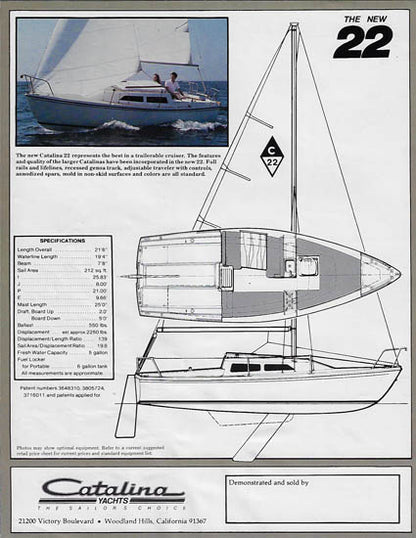 Catalina 22 Brochure