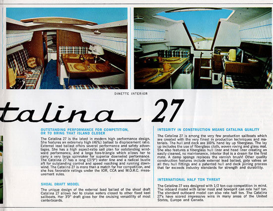 Catalina 27 Brochure