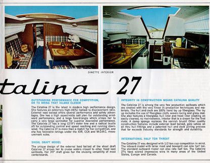 Catalina 27 Brochure