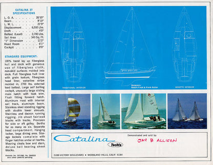 Catalina 27 Brochure