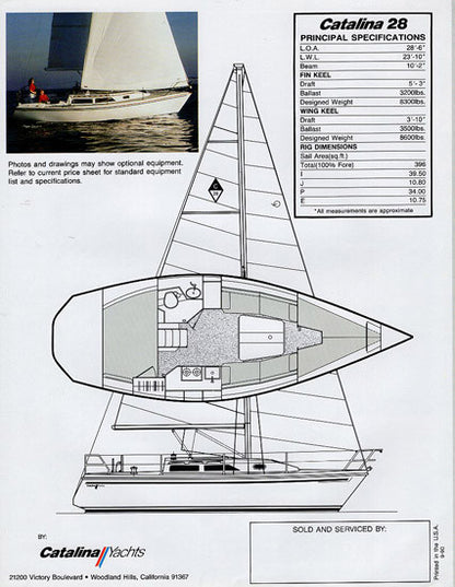 Catalina 28 Brochure