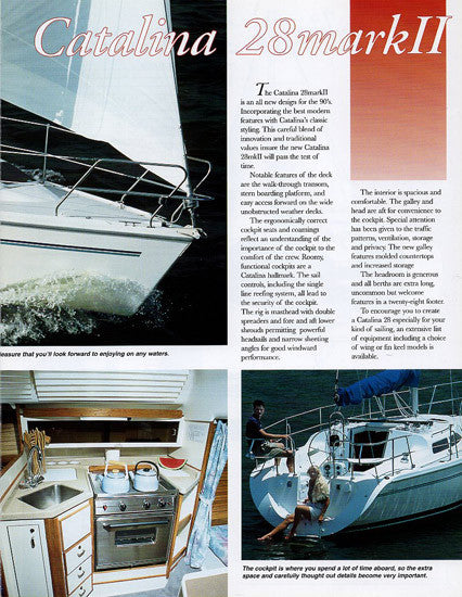 Catalina 28 Mark II Brochure