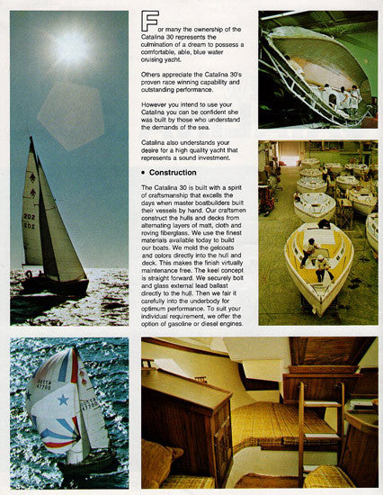 Catalina 30 Brochure