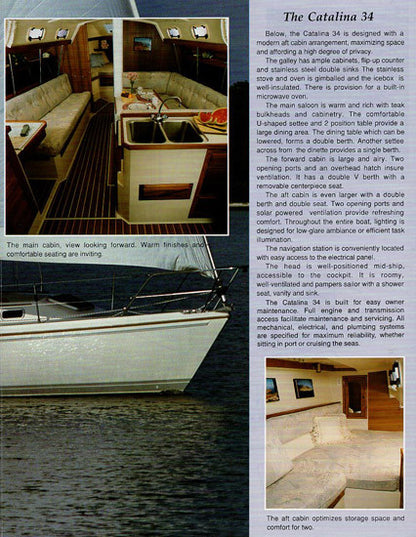 Catalina 34 Brochure
