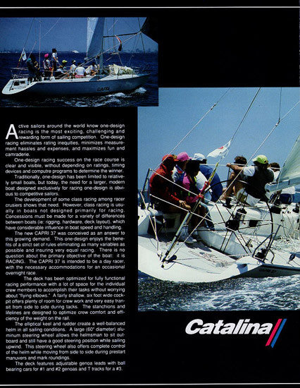 Catalina Capri 37 Brochure