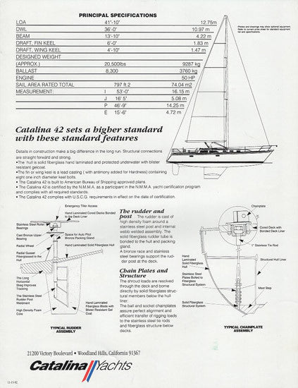 Catalina 42 Brochure