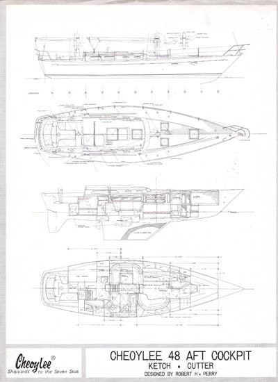 Cheoy Lee 48 Specification Brochure