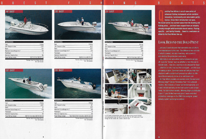 Four Winns 1992 Full Line Brochure