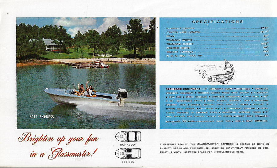 Glassmaster 1962 Brochure